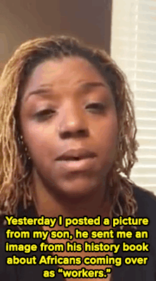 la-siren:  denisefromoffgrovestreet:  micdotcom:  Watch: A Texas mom took on textbook writers for erasing slavery — and won.   @la-siren   Yes ma’am. Go Mama.