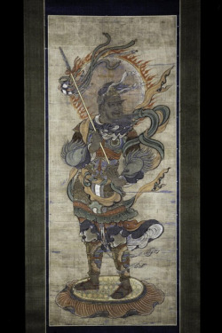 japaneseaesthetics:  Wind deity.   12th-13th