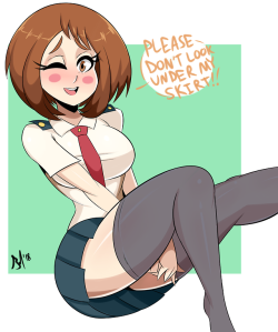 ninsegado91: bmayneart: an Ochako i did for