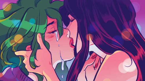 mistysuttonremade: Lottie &amp; Caroline, snotgirl issue no.10