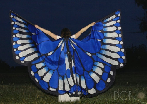 sosuperawesome:  Hand painted silk butterfly wings by PracowniaDor on Etsy  • So Super Awesome is also on Facebook, Twitter and Pinterest • 