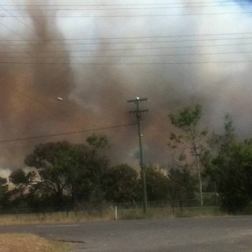 dollygrrrl:  View from my house and view from my bestfriend’s house who is 2 minutes drive away  Scary