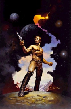 sciencefictiongallery:  Boris Vallejo - Dimensional gate 