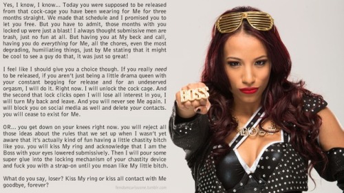 XXX femdomcuriousme:(Sasha Banks)Request: “Could photo