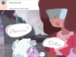 askpearlrose:  Thank you, Ruby and Sapphire…