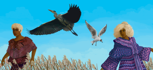 tanaqui:Hern and Tanaqui, siblings from The Spellcoats, by Diana Wynne Jones.View in higher resoluti