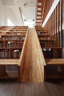 sexpressly:  nicholebell:  vlcoholic:  w0lf-sunset:  violasian:  Book shelf slide.  +  THIS IS THE BEST THING I’VE EVER SEEN  splinter.  ^ You don’t get splinters from finished wood hun.  