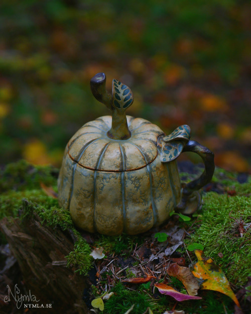  Shop Update! > https://nymla.etsy.com <Little ceramic pumpkins are now looking for a new home