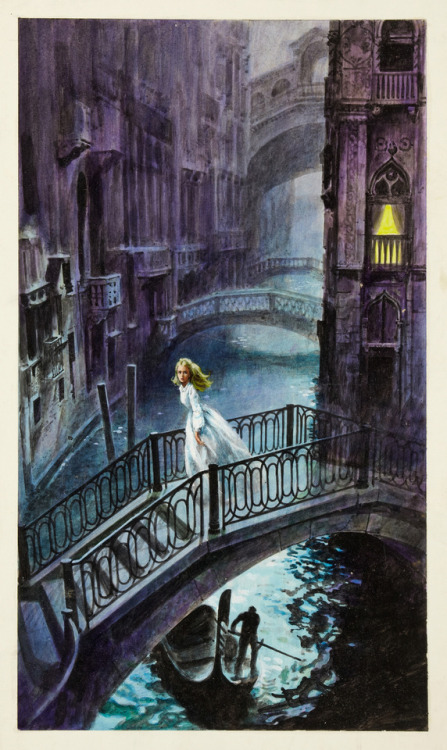 weirdlandtv:Hector Garrido cover art to The Dark Gondola (1971).
