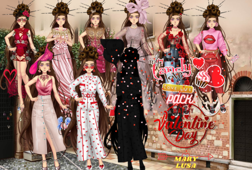  PACK MCL VALENTINES DAY 2021-BY MARYLUSAFinally after 4 days I am exhaustedI made 6 Looks for sucre