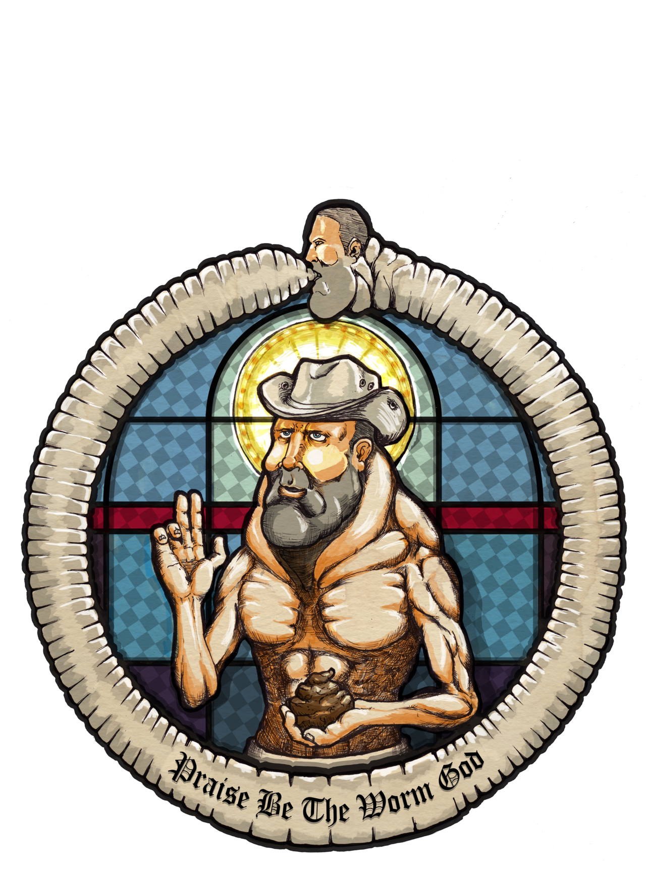 Ole M Hayfields Illustration Earthworm Jerry T Shirt Design For Criken2