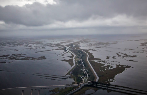 GLOBAL WARMING AND SEA LEVEL RISE FORCING ABANDONMENT OF COASTAL TOWNS The water has been inching cl