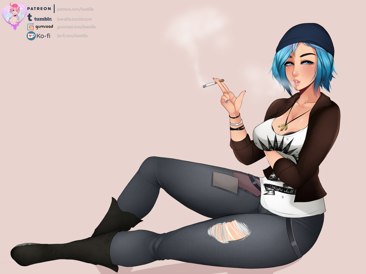  Finished Chloe Price from Life is Strange~ (waifu &lt;3)All versions up on my