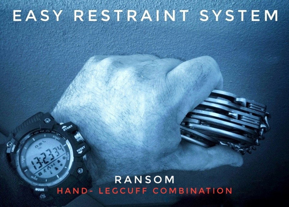 ransommoney: EASY RESTRAINT SYSTEM stainless steel, with non standard key  