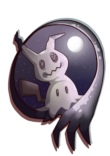 The Silent Wren Re Drew My Old Drawing Of A Shiny Mimikyu Awhile