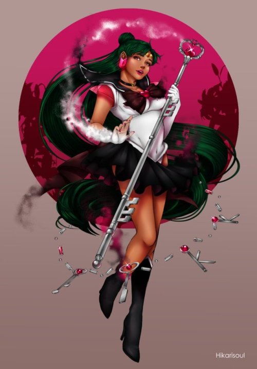 [RB/Fan Art] Sailormoon: Super Sailor Pluto by Hikarisoul2The moment i kept forgetting I have Tumblr