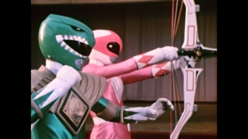 random-powerrangers-frames: OH AND THE BOW CAN SHOOT A DAGGER TOO