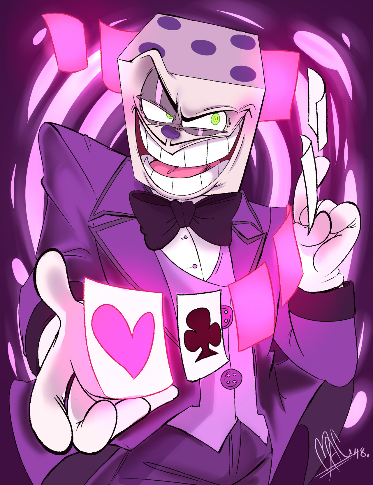 Human King Dice and Devil - Thisismouseface design