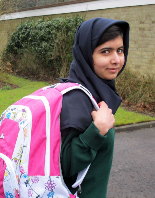 think-progress:TODAY: Malala — the Pakistani teen shot for demanding an education — heads back to sc