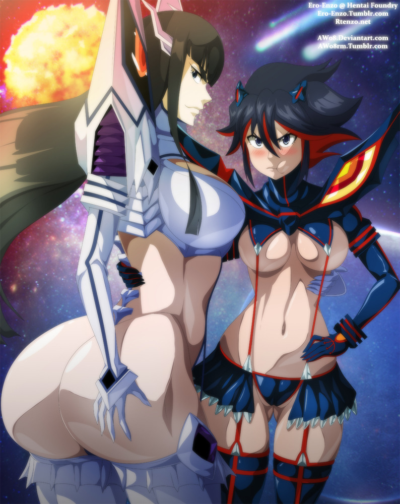 greengiant2012: ero-enzo:  Ryuko Matoi and Satsuki Kiryuin by Ero-Enzo and AW08 
