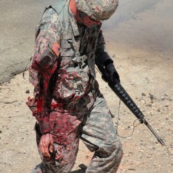 combatphotographer:  werq89:  wolves-with-diamond-eyes:#army #soldiers #war #wartime #rangers #specialforces #goarmy #goforitboys #usarmy  #usmarines #marines #sacrifice #warriors #usa  Damn.  This man is a role player looks like at the National Training