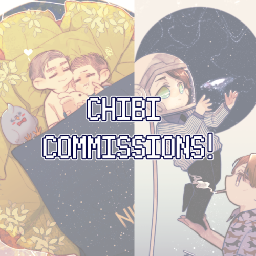 CHIBI COMMISSIONS ONLY!If you’re interested, please email hallulawww@gmail.com with your order