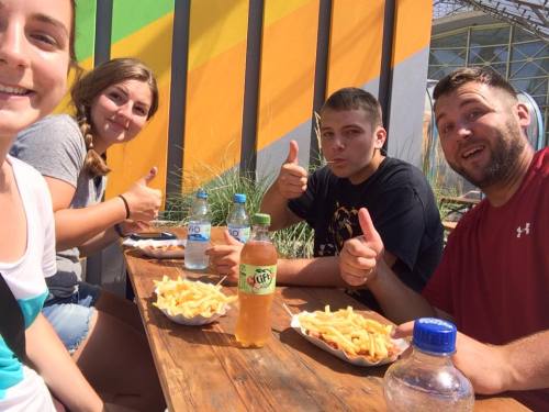 Everyone’s first currywurst!