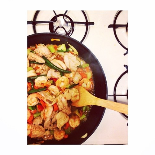 jisubjeong:  On the plate tonight. #cooking #home_food #food #foodporn #foodallday #asian 