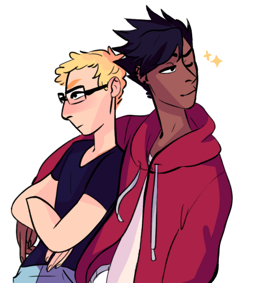 clamlynns:  drew some tsukki’s + kuroo