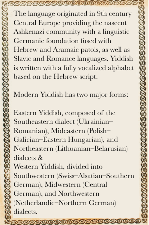 useless-ashkenazifacts: YIDDISH MASTERPOST (INCOMPLETE) Prior to the Ha’Shoah, there were over
