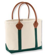 Leather Handle Boat and Tote II: Tote Bags | Free Shipping at L.L.Bean http://www.pinterest.com/pin/135671007498913663/