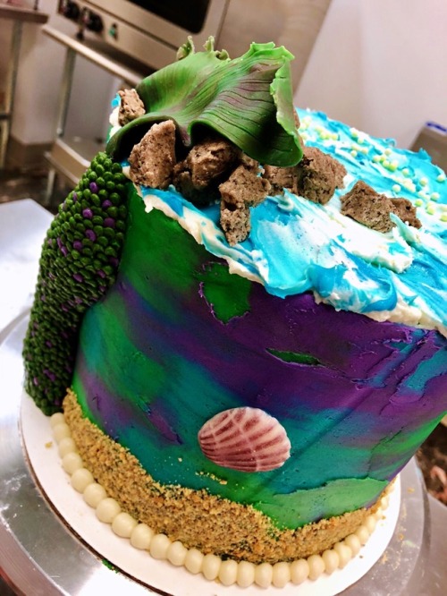 A Little Girl Wanted A Mermaid Cake, So I Poured My Heart Into This Cake.