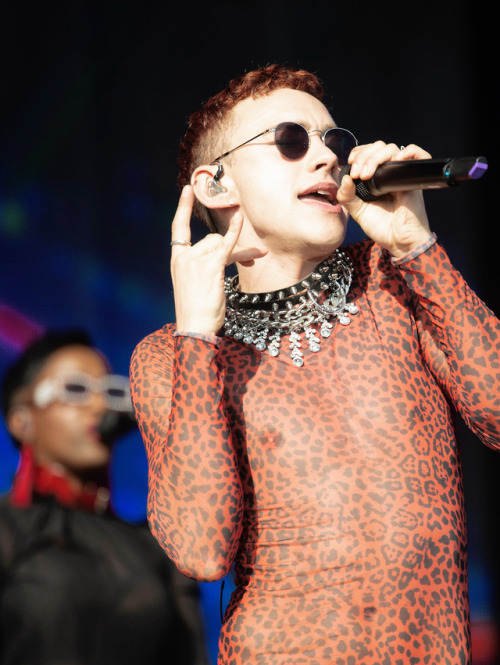 Lead singer of Years and Years, Olly Alexander, performs during the TRNSMT festival at Glasgow Green