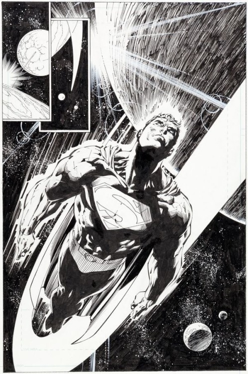 ungoliantschilde:some Black and White artwork by Jim Lee.