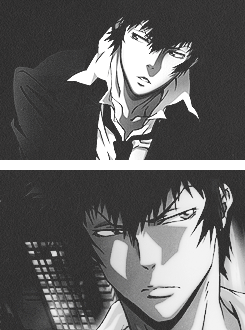 -jenjam: The Two Carnivores. {Kougami &amp; TYL!Hibari}