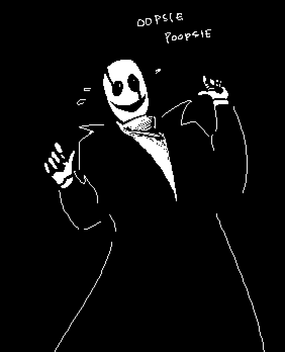 even-the-dog-is-a-bomb:  some pixel gasters p2 because i can never just draw one
