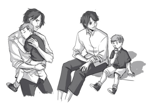 au where noct is a single dad taking care of his son, talcott; he wants to spend as much time with h