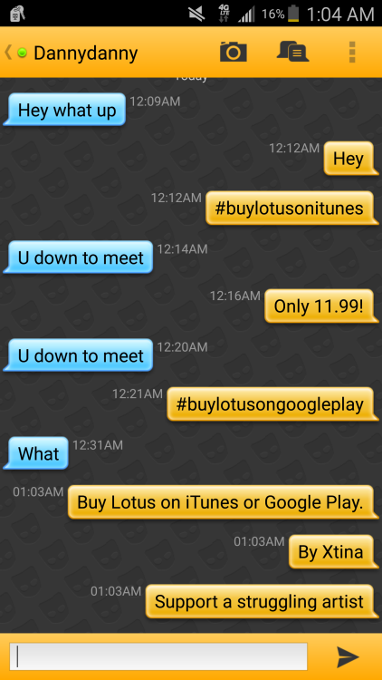 Joining Xtina&rsquo;s Grindr promotional campaign LOL