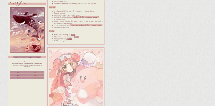 a&ndash;themes:  [ THEME #29 - Touch Of Art]   Preview 1 &amp; Preview