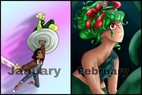 Format's A Little Weird This Year Because For Two Of The Months I Have Gifs To Show For My Work. Anyway,