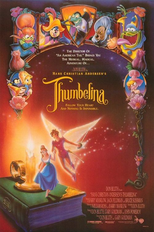 thenamelessdoll:  Interestingly enough these were all the covers/posters I could for “Thumbelina” (1994). PS: I grew up with the 3rd one on my VHS cover. “Anastasia” , “FernGully” , “The Swan Princess”