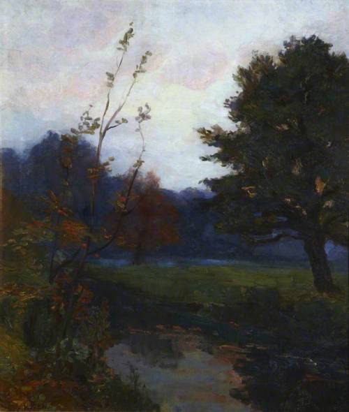 Autumn   -   Hans ItenIrish  1874-1930Oil on canvas, 58.5 x 50.2 cm