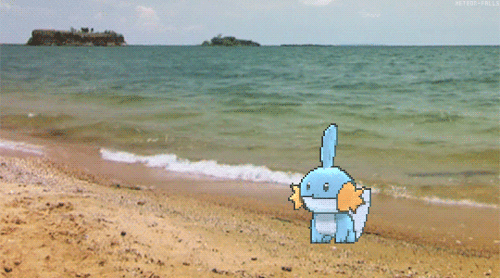 Mudkip // Soothing Shore (Rumble Blast Location) requested anonymously // send a request // browse m