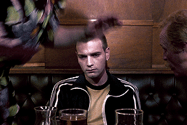 okscomputer:I wished I had gone down instead of Spud. Here I was surrounded by my family and my so-called mates and I’ve never felt so alone, never in all my puff.  Trainspotting (1996) dir. Danny Boyle