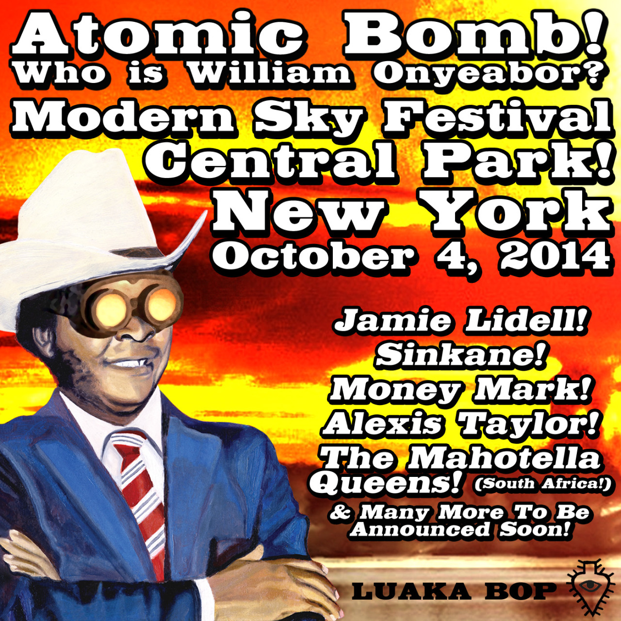 Hooray! Jamie Lidell will be joining Sinkane, Money Mark, Alexis Taylor (Hot Chip) & the lovely Mahotella Queens (coming all the way from South Africa!) for our next show at the Modern Sky Music Festival, happening in Central Park on Saturday,...