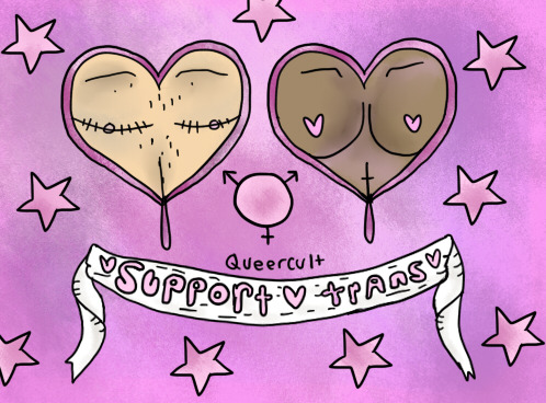 queercult:   support trans peeps yo  more of my art here