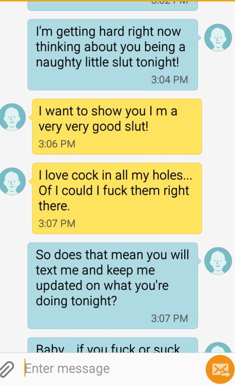 desviadoduo:  My texts with Husband/ownerâ€¦. porn pictures