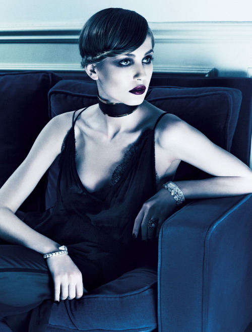 gasstation:Nadja Bender - Vogue Italia photographed by Tom Munro, April 2013