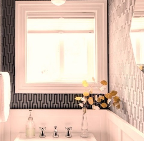 Seattle Bathroom Powder RoomAn Illustration Of A Small, Traditional Powder Room With A Pedestal Sink