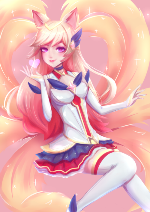 Star Guardian Ahri from League of Legends!I finished this a few months ago~ I just realized that I h